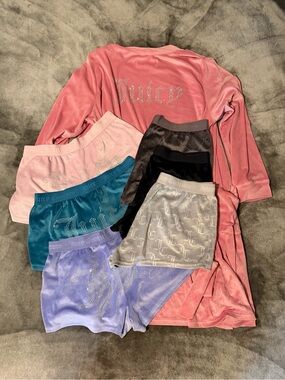 Juicy couture sleep shorts/robe